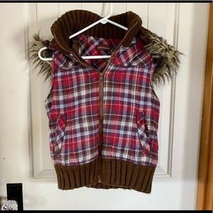 Hooded Vest jacket